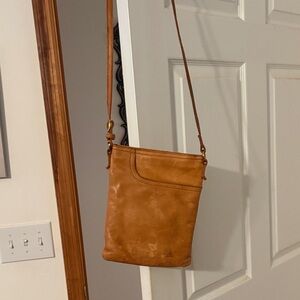 Tan Leather Crossbody Bag